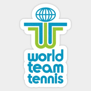 Famous  World Team Tennis 1977 Sticker